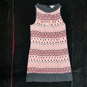 Harold's Vibrant Black and Pink Dress